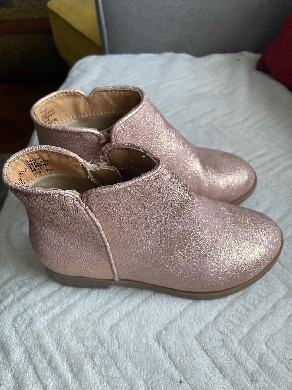 🆕 {Cat & Jack} Rose Gold Ankle Booties